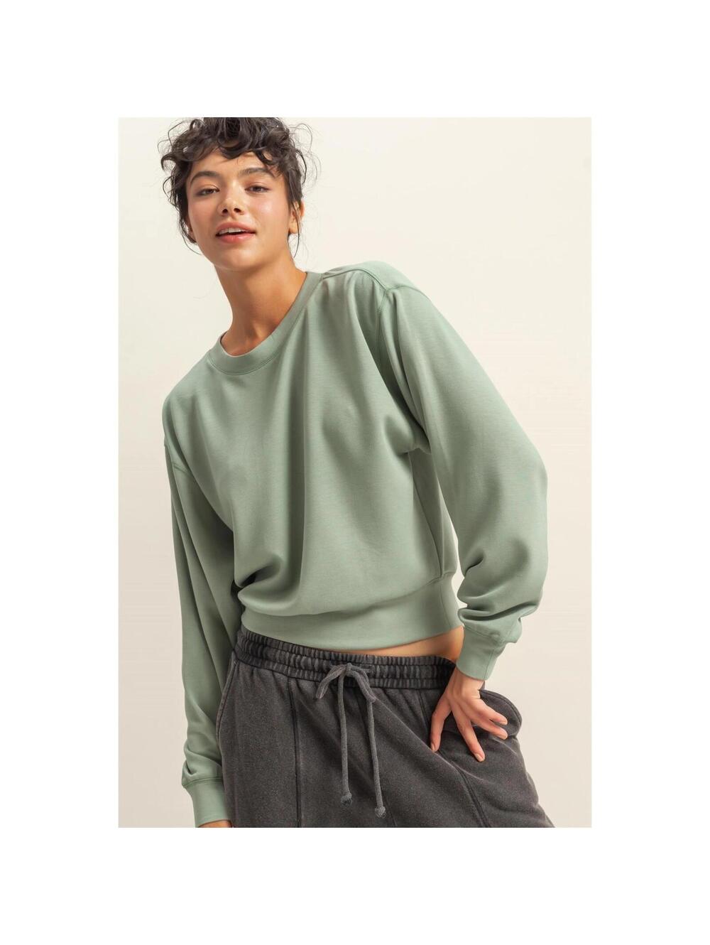 Sunday Drape Sweatshirt